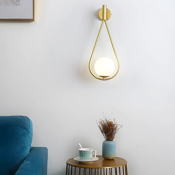 Φωτιστικό τοίχου G094-1W GOLD WHITE