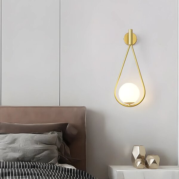 Φωτιστικό τοίχου G094-1W GOLD WHITE