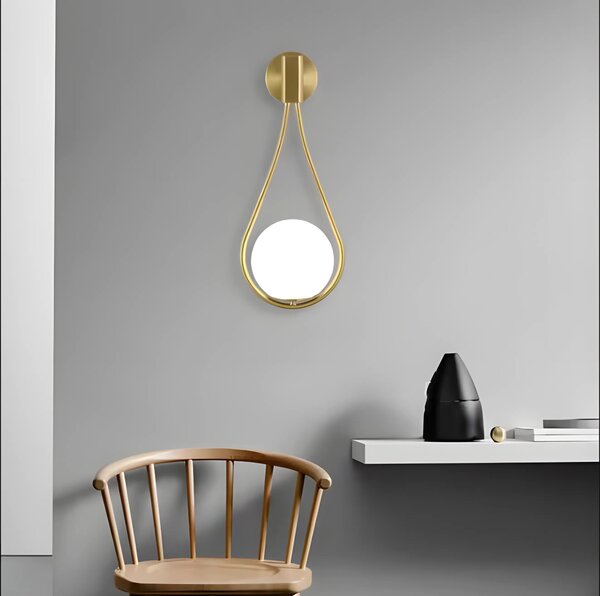 Φωτιστικό τοίχου G094-1W GOLD WHITE