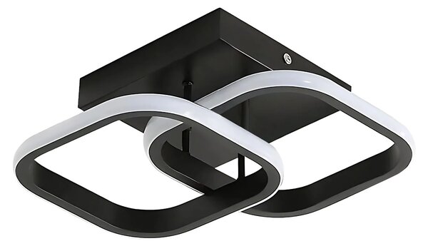 LHJ074-C BLACK φωτιστικό οροφής, μαύρο