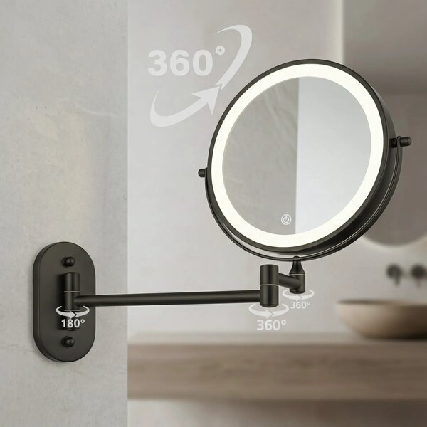ΚΑΘΡΕΦΤΗΣ ΤΟΙΧΟΥ LED Glow Black