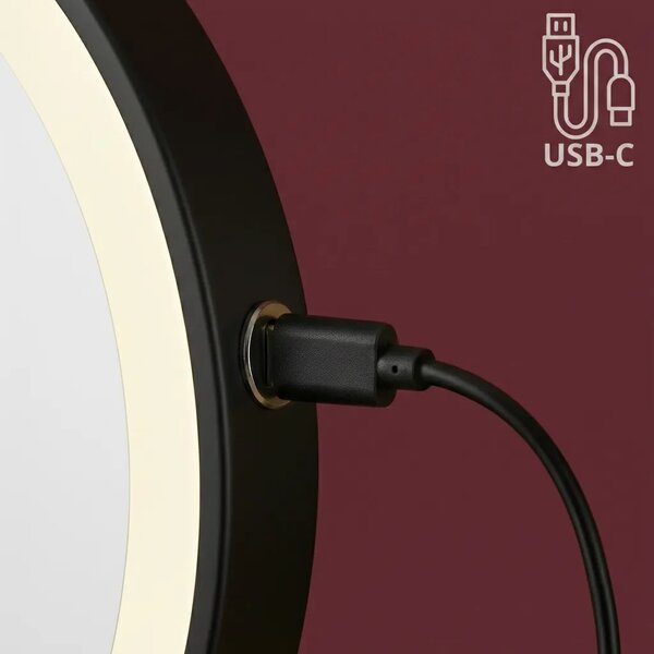 ΚΑΘΡΕΦΤΗΣ ΤΟΙΧΟΥ LED Glow Black