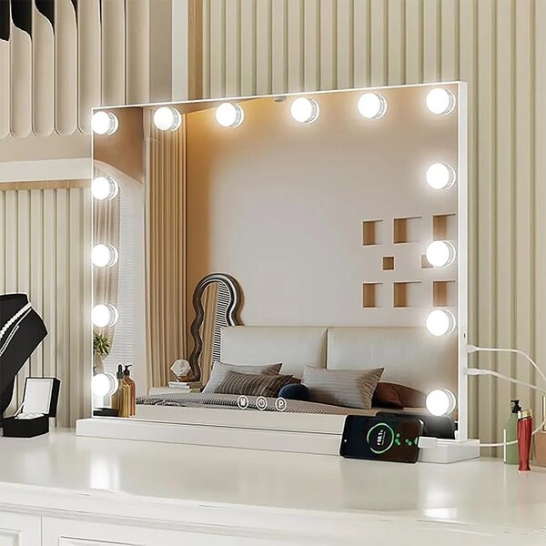 ΚΑΘΡΕΦΤΗΣ ΤΟΙΧΟΥ LED HOLLYWOOD White 45 χ 58 χ 120 εκ