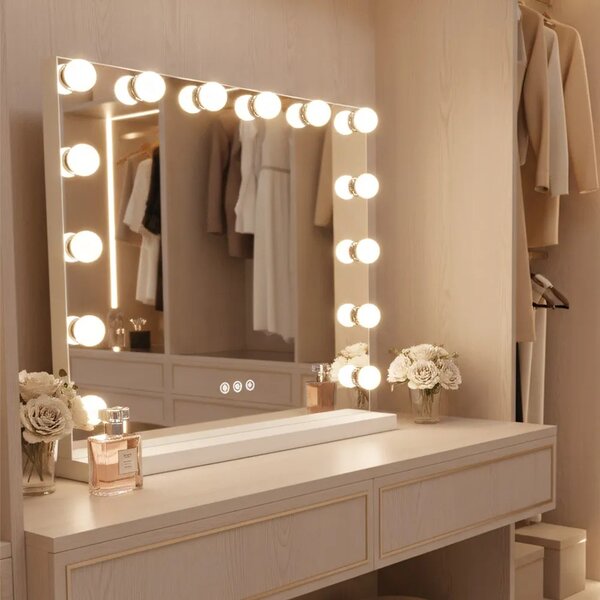 ΚΑΘΡΕΦΤΗΣ ΤΟΙΧΟΥ LED HOLLYWOOD White 45 χ 58 χ 120 εκ
