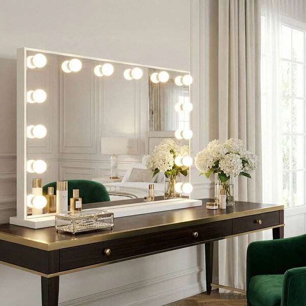 ΚΑΘΡΕΦΤΗΣ ΤΟΙΧΟΥ LED HOLLYWOOD White 80x60