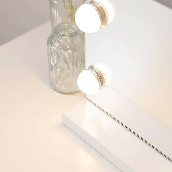ΚΑΘΡΕΦΤΗΣ ΤΟΙΧΟΥ LED HOLLYWOOD White 80x60