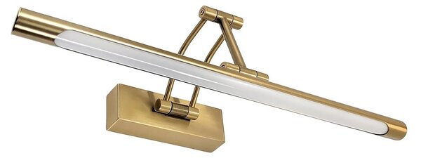 Επιτοίχο φωτιστικό μπάνιου LED SWE022-1W 42cm Brush Gold