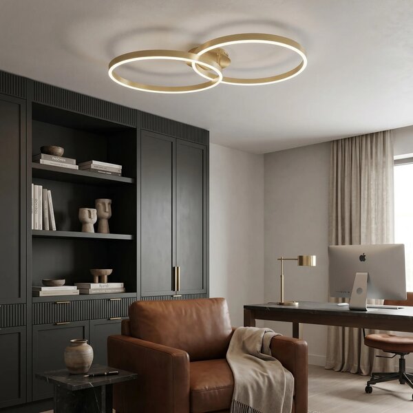Φωτιστικό οροφής LED SWE062-C BRUSH GOLD