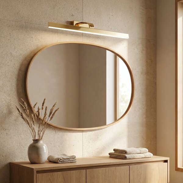 Επιτοίχο φωτιστικό μπάνιου LED SWE006-1W 73cm GOLD