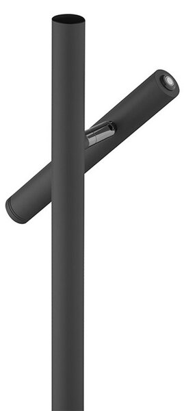 HELL Επιτραπέζια λάμπα LED με μπαταρία Streak-B, ύψος 50 εκ., μαύρη, μεταλλική, ρυθμιζόμενος, Μαύρο, Σαλόνι / τραπεζαρία, Μέταλλο, σύγχρονο
