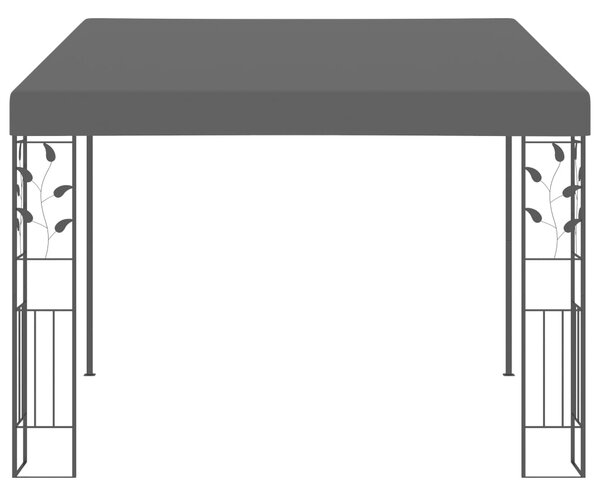 VidaXL Κιόσκι Επιτοίχιο Ανθρακί 3 x 3 x 2,5 μ