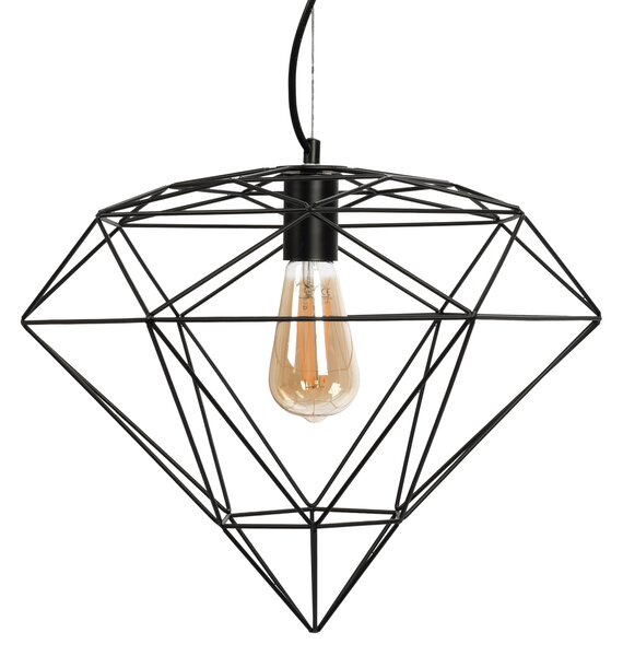 DIAMOND METAL METAL LOFT ΚΡΕΜΑΣΤΟ ΦΩΤΙΣΤΙΚΟ APP563-1CP Μαύρο