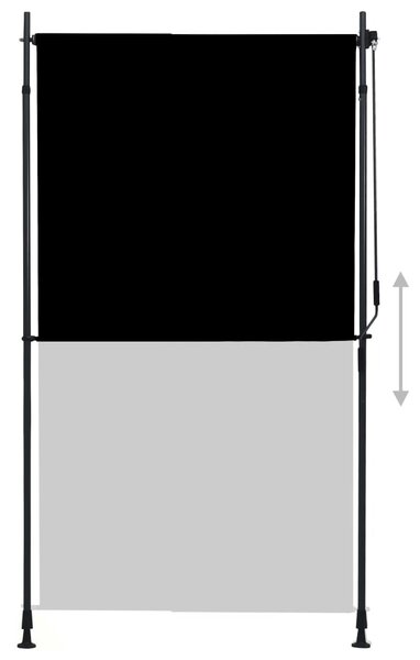 VidaXL Στόρι Σκίασης Ρόλερ Εξωτερικού Χώρου Ανθρακί 120 x 270 εκ