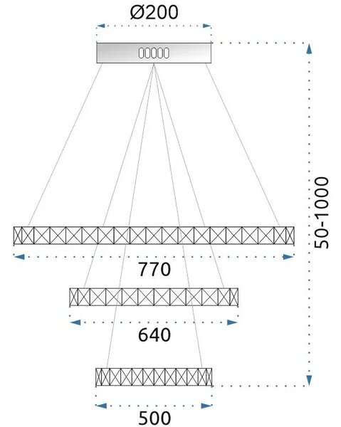 ΚΡΥΣΤΑΛΛΟ ΚΡΕΜΑΣΤΟ ΦΩΤΙΣΤΙΚΟ APP772-3CP
