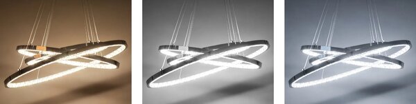 ΚΡΕΜΑΣΤΟ ΦΩΤΙΣΤΙΚΟ LED CRYSTAL APP771-3CP