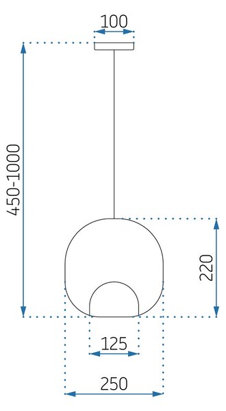 APP1027-1CP Κρεμαστό φωτιστικό