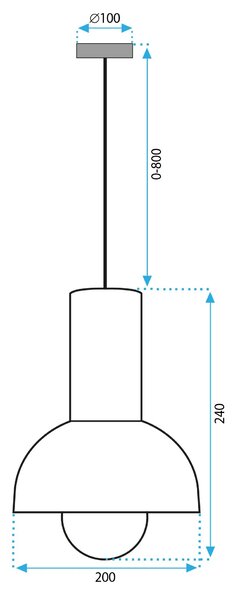 APP1083-1CP κρεμαστό φωτιστικό οροφής