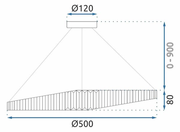 ΦΩΤΙΣΤΙΚΟ ΟΡΟΦΗΣ CRYSTAL LED APP1201-CP