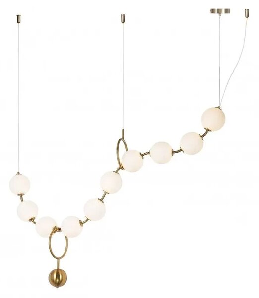 ΚΡΕΜΑΣΤΟ ΦΩΤΙΣΤΙΚΟ ΟΡΟΦΗΣ LED APP1444-10CP GOLD