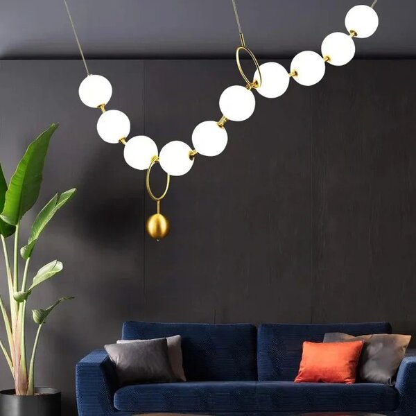 ΚΡΕΜΑΣΤΟ ΦΩΤΙΣΤΙΚΟ ΟΡΟΦΗΣ LED APP1444-10CP GOLD