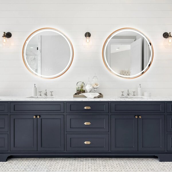 ΚΑΘΡΕΦΤΗΣ ΤΟΙΧΟΥ LED 70cm MMJ BRUSH COPPER