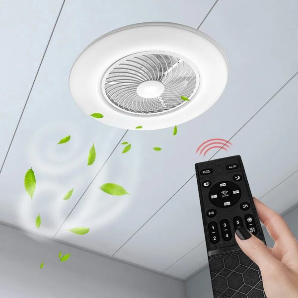 Πολυέλαιος με ανεμιστήρα Λάμπα APP1551-C WHITE ανεμιστήρας