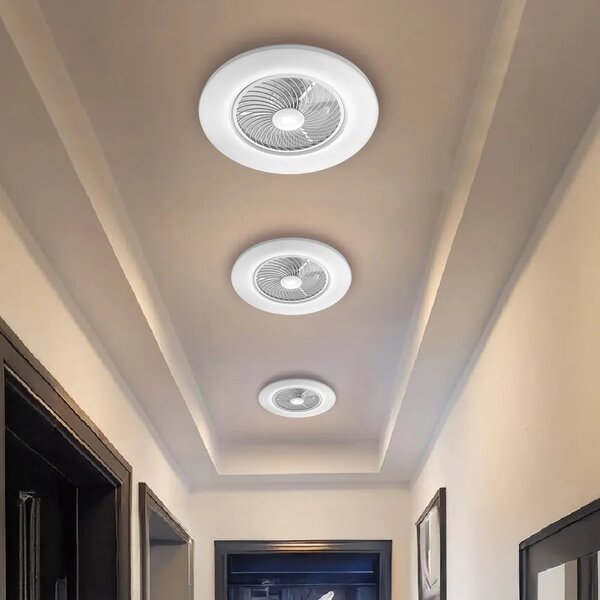 Πολυέλαιος με ανεμιστήρα Λάμπα APP1551-C WHITE ανεμιστήρας