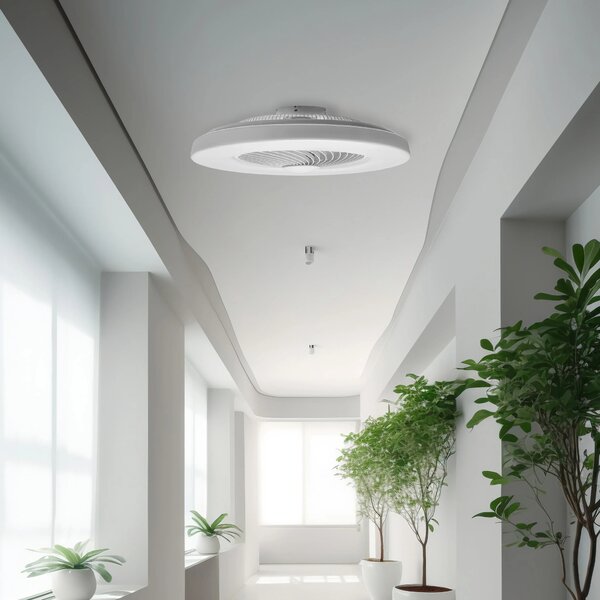 Πολυέλαιος με ανεμιστήρα Λάμπα APP1551-C WHITE ανεμιστήρας