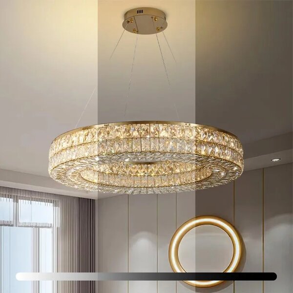 Κρεμαστό φωτιστικό LED APP1569-CP Gold 80cm