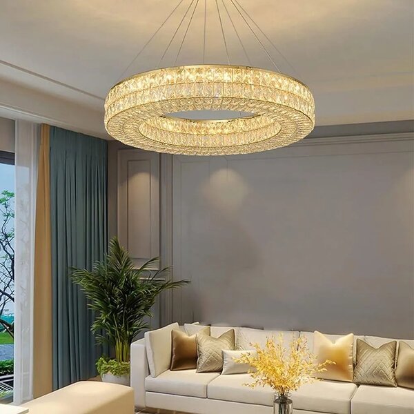 Κρεμαστό φωτιστικό LED APP1569-CP Gold 80cm