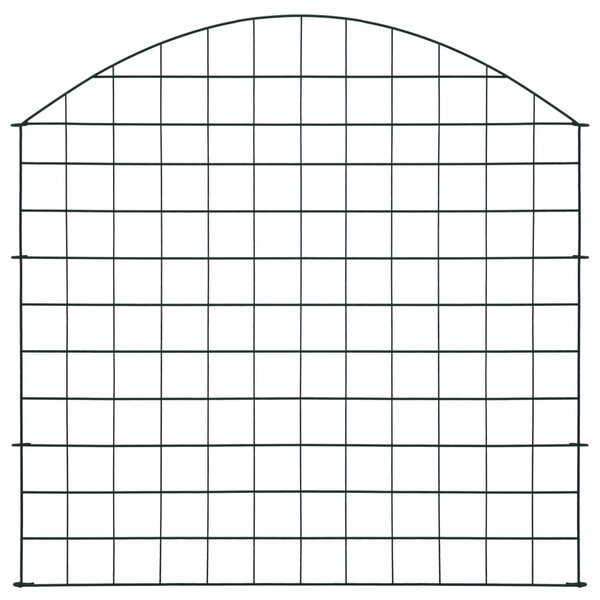 VidaXL Περίφραξη Κήπου Αψίδα Σετ Πράσινη 77,5 x 78,5 εκ