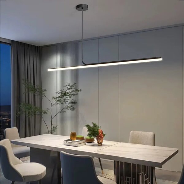 Κρεμαστό φωτιστικό LED APP1659-CP Black 120cm