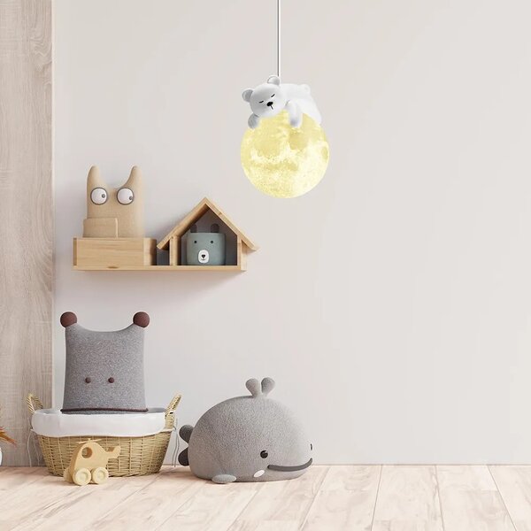 Κρεμαστό φωτιστικό WHITE BEAR APP1597-1CP