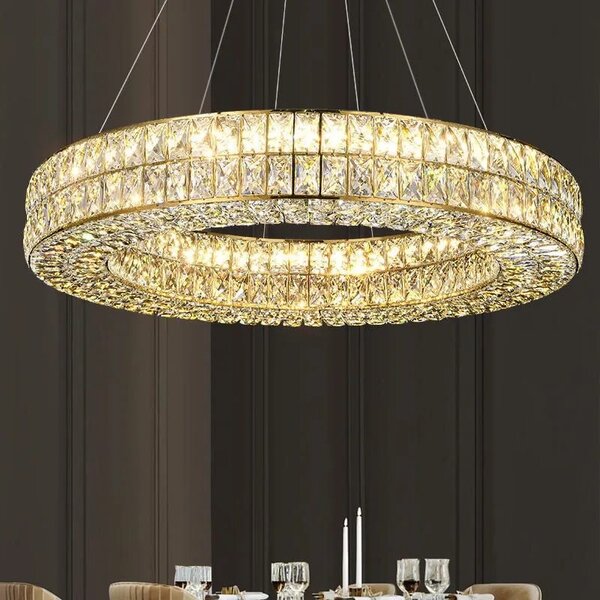 Κρεμαστό φωτιστικό LED APP1568-CP Gold 60cm