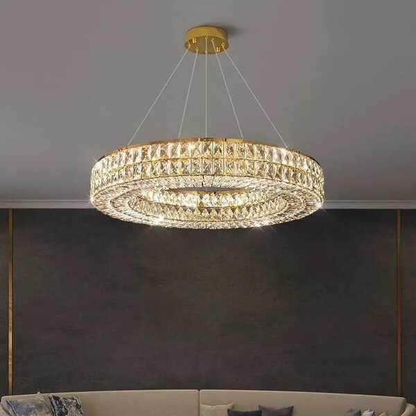 Κρεμαστό φωτιστικό LED APP1568-CP Gold 60cm