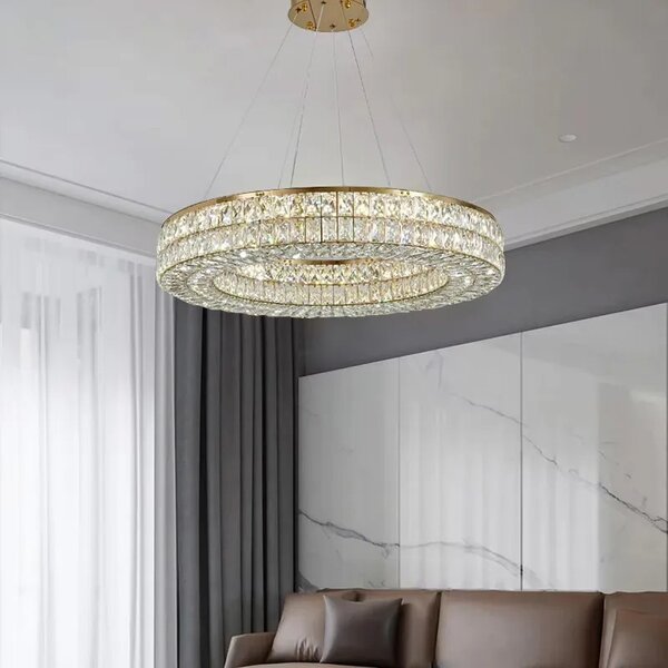 Κρεμαστό φωτιστικό LED APP1568-CP Gold 60cm