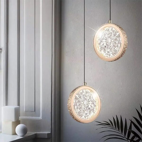Κρυστάλλινο Κρεμαστό Φωτιστικό LED G089-1CP Złota