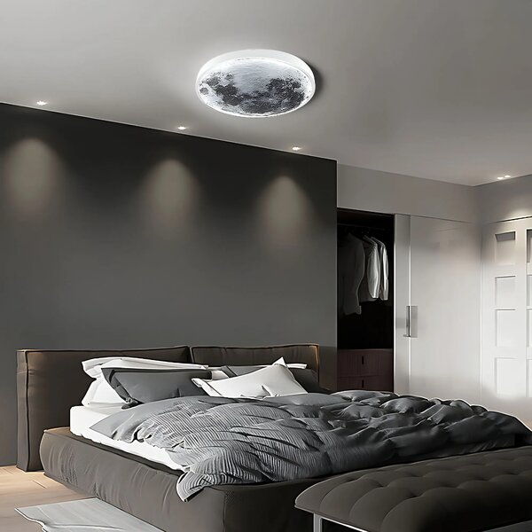 Φωτιστικό τοίχου APP1806-CW Moon LED White