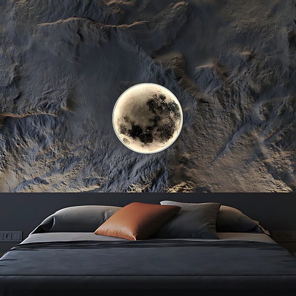 Φωτιστικό τοίχου APP1806-CW Moon LED White