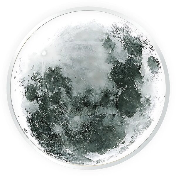 Φωτιστικό τοίχου APP1806-CW Moon LED White
