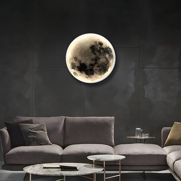 Φωτιστικό τοίχου APP1806-CW Moon LED White
