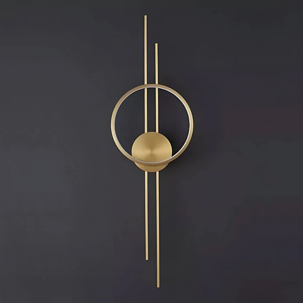 ΦΩΤΙΣΤΙΚΟ ΤΟΙΧΟΥ LED APP1781-W BRUSH GOLD