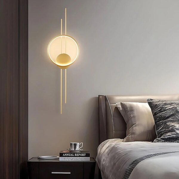 ΦΩΤΙΣΤΙΚΟ ΤΟΙΧΟΥ LED APP1781-W BRUSH GOLD