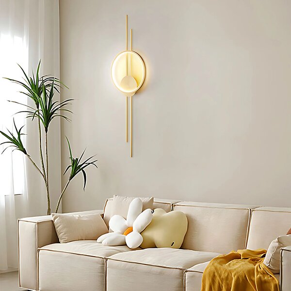 ΦΩΤΙΣΤΙΚΟ ΤΟΙΧΟΥ LED APP1781-W BRUSH GOLD
