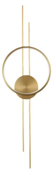 ΦΩΤΙΣΤΙΚΟ ΤΟΙΧΟΥ LED APP1781-W BRUSH GOLD