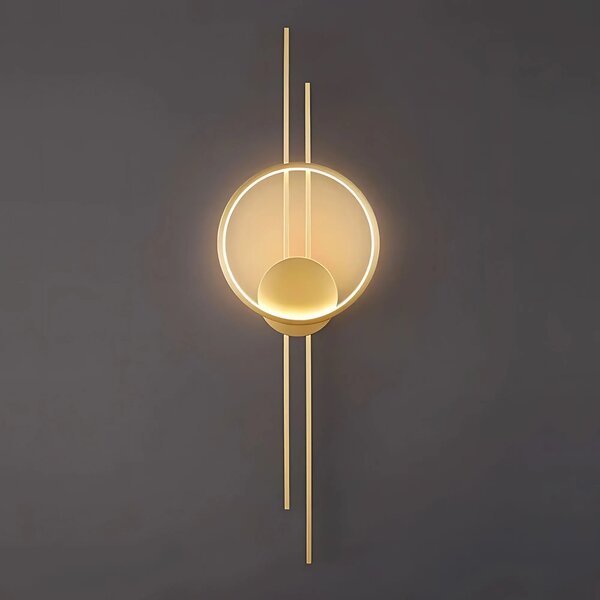 ΦΩΤΙΣΤΙΚΟ ΤΟΙΧΟΥ LED APP1781-W BRUSH GOLD