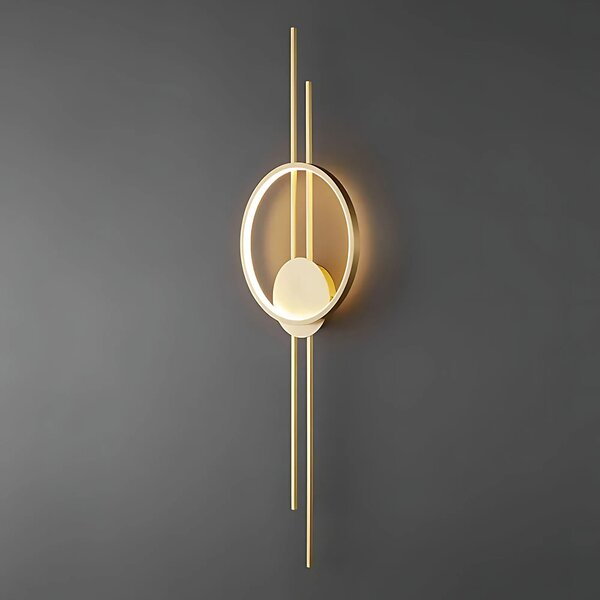 ΦΩΤΙΣΤΙΚΟ ΤΟΙΧΟΥ LED APP1781-W BRUSH GOLD