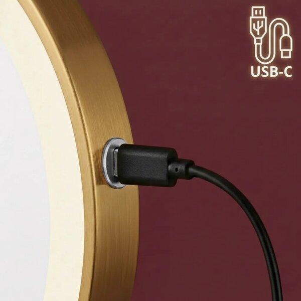 ΚΑΘΡΕΦΤΗΣ ΤΟΙΧΟΥ LED Glow Old Gold