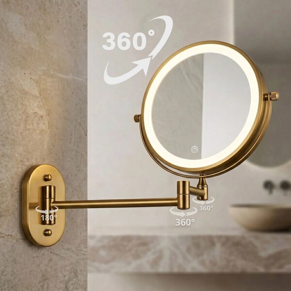 ΚΑΘΡΕΦΤΗΣ ΤΟΙΧΟΥ LED Glow Old Gold