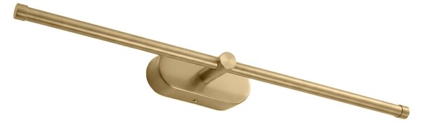 Επιτοίχο φωτιστικό μπάνιου LED APP1893-1W 60 cm BRUSH GOLD